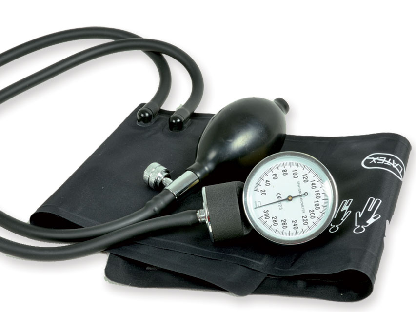 Yton aneroīds sfigmometrs. Viengabala manžete