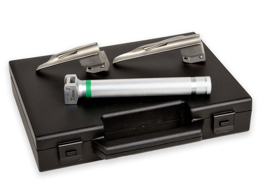 Gima Green laringoskopa komplekts. Bērnu Miller 0-11