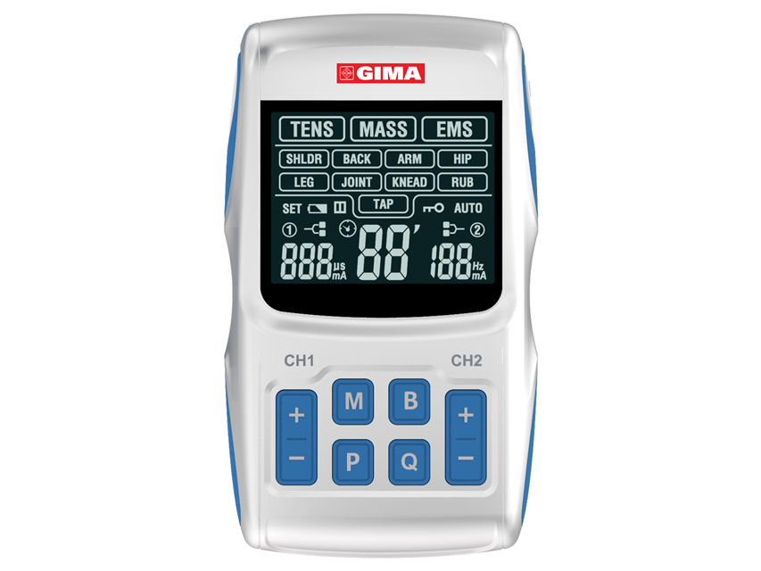 gima-ther tens/ems.2 kanālu stimulators.36 programmas