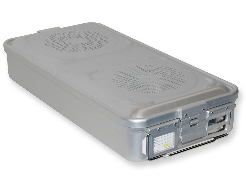 Konteineris ar filtru-liels h 100 mm-pelēks