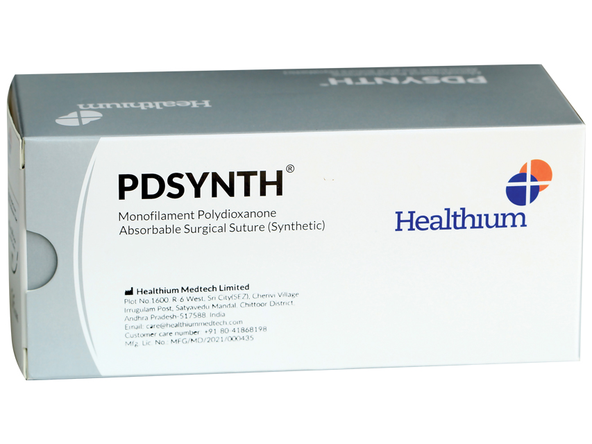 Ķirurģiskais diegs/polidioksanons/absorbējams 0 aplis, 1/2 adata 30mm-70cm, violets N12