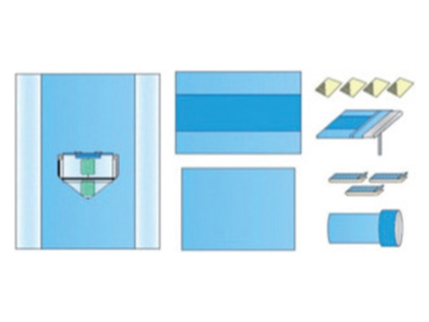 Ortopēdijas komplekts.Ceļa artroskopijai.Sterils.N8