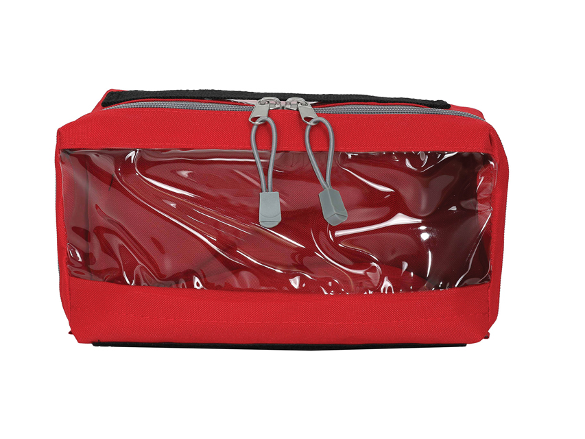 E2 taisnstūra soma ar lodziņu, sarkana