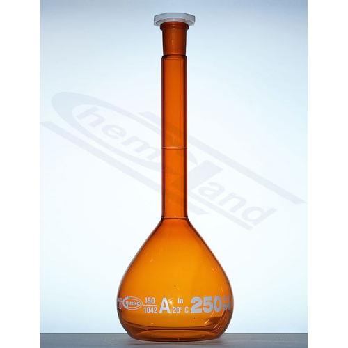 Mērkolba, 50ml, 14/23, tumša stikla, A klase