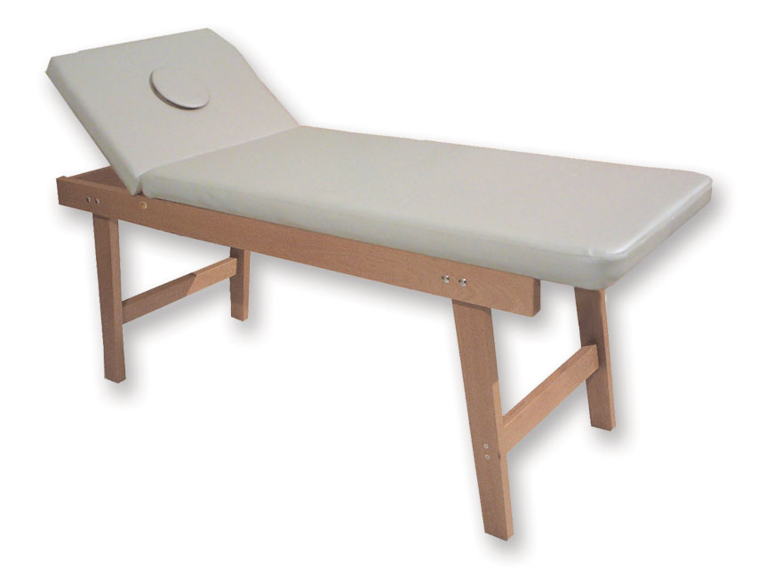 Koka kušete ar caurumu