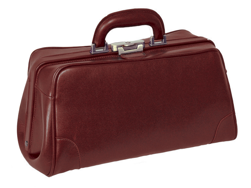 Florida ārsta soma, burgundija