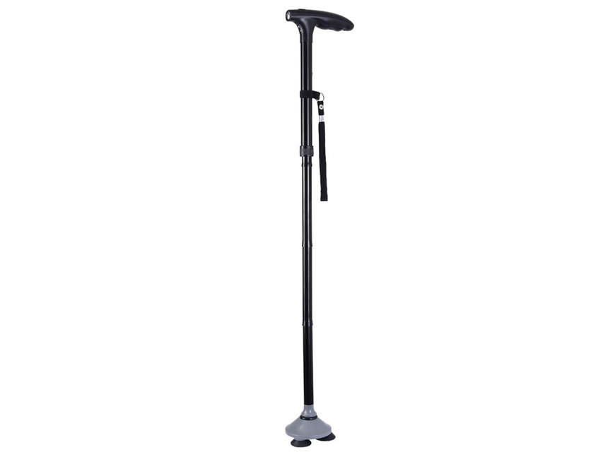 TRUSTY CANE ar LED apgaismojumu - melns