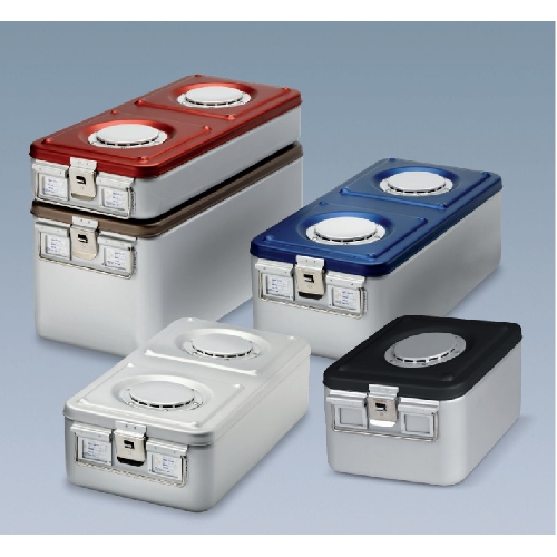 Alumīnija konteineris ar 1 vārstu 58x27x11 zaļš