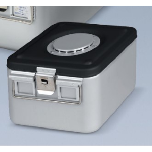 Alumīnija konteineris ar 1 vārstu 58x27x11 melns