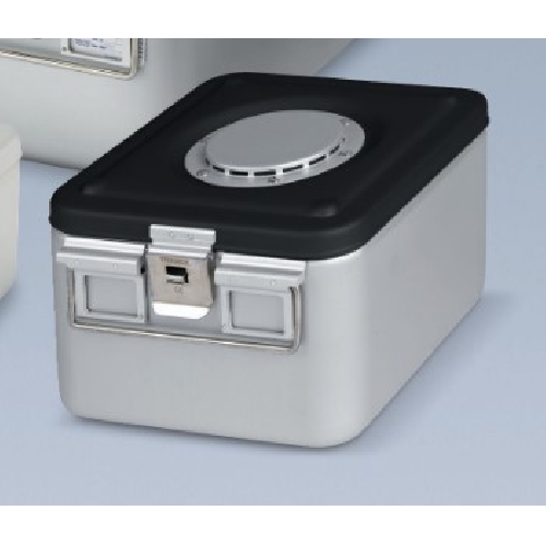 Alumīnija konteineris ar 1 vārstu 30x27x15.5 melns