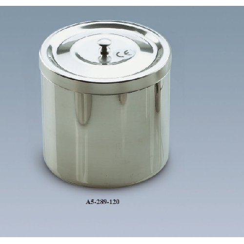 Nerūsējošā tērauda uzglabāšanas burka Ø 150x150 h mm