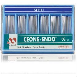 Absorbent Paper Points, 10 izmērs (aveņu-sarkans), 200gab.