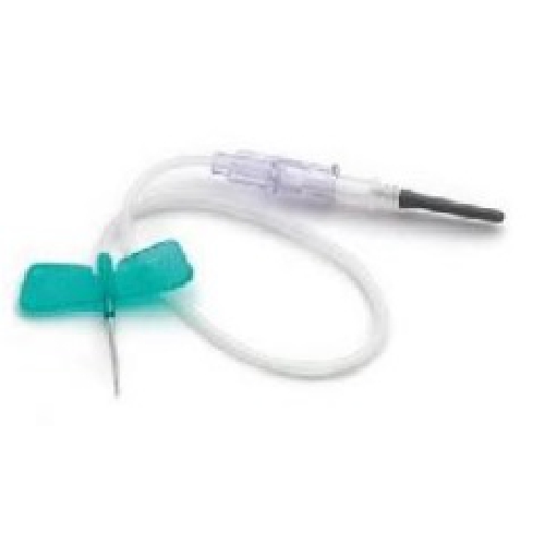 Tauriņkatetrs vakuumstobram 23G N100