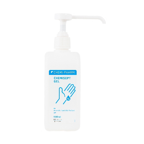 Chemisept Hand Des (Healthy Skin Gel) 500ml ar dozatoru