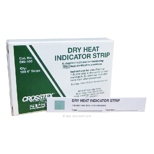 Kīmiskais indikators sausā gaisa sterilizatoram. N250