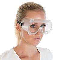 Pilnas redzamības universālas caurspīdīgas aizsargbrilles N10