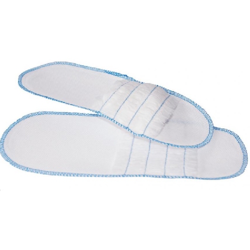 Vienreizlietojamas čības, neausta materiāla, 28 cm, baltas, 100gab