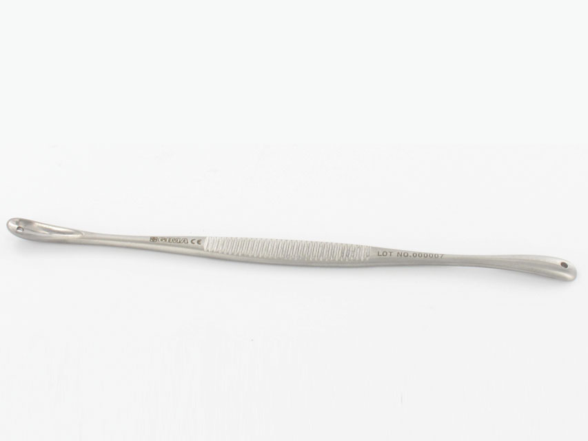 Nerūsējošā tērauda dermatoloģiskā zonde Unna ovāla, 14 cm