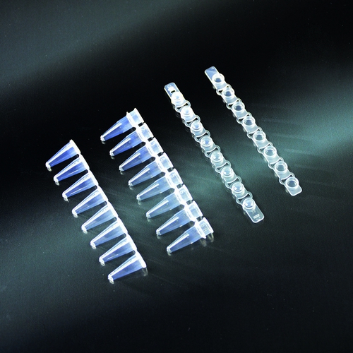 8-strip pcr caps. domed125pcs