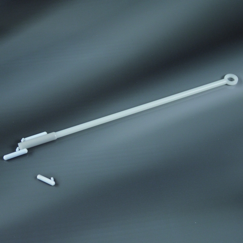 onehand type diam. 72.5x29.5 mm in abs. white and red1pcs