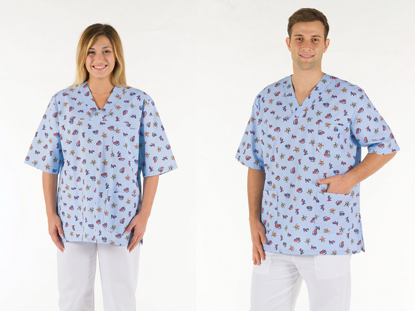 Krekls, kokvilnas, raibā krāsā M