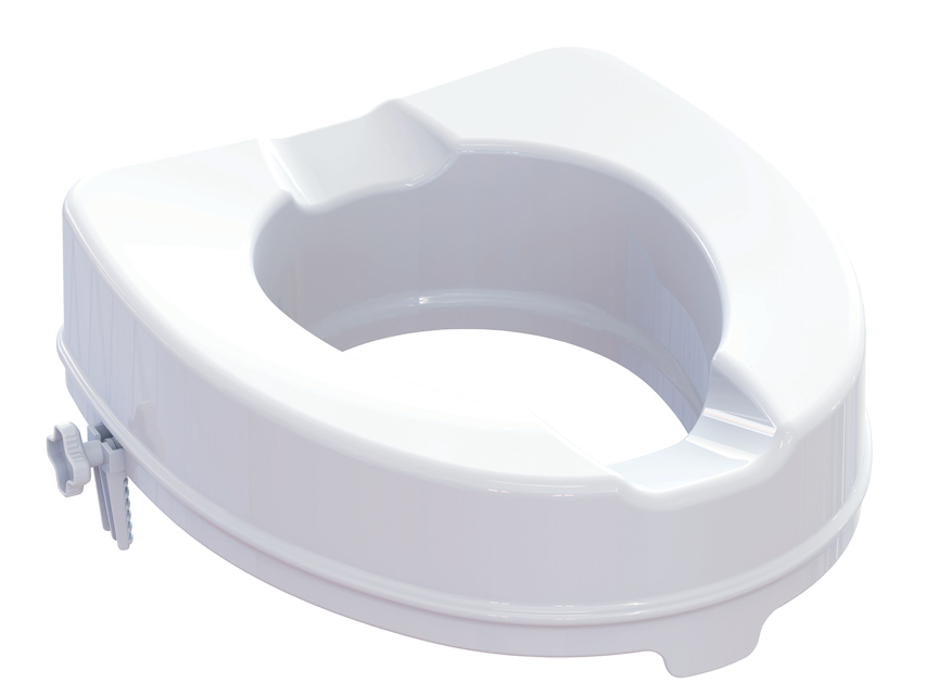 Tualetes sēdeklis ar fiksācijas sistēmu 10cm