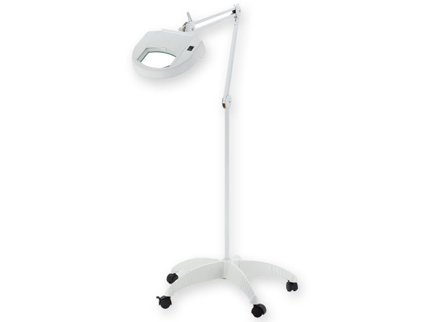 Ultravioletā lampa ar palielinājumu, uz riteņiem Wood