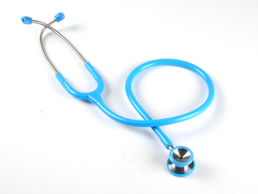 Pediatriskais divpusējs fonendoskops, gaiši zils