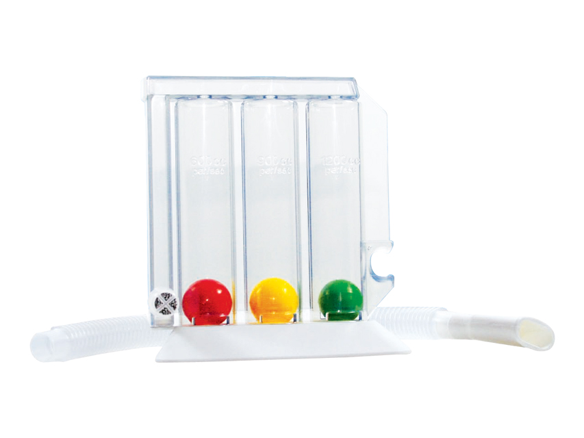 Respiprogram maksimālās elpas plūsmas trenažieris