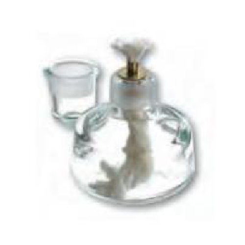 Stikla spirta lampiņa ar degli 1 gab.