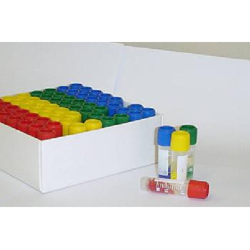 Kriobanka -stobriņos zilas bumbiņas