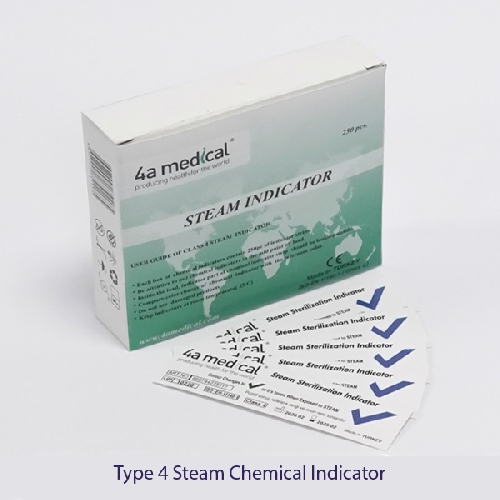 Indikatoru stripi autoklāvam, 4 klase, 250gab