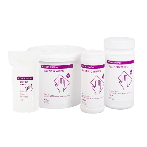 Bacticid WIPES N600. (salvetes kārbā)