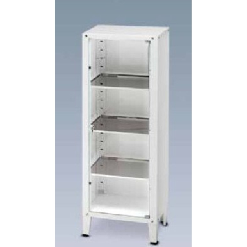 Skapis ar stikla durvīm. Izmēri- 52 x 35 x 138 cm