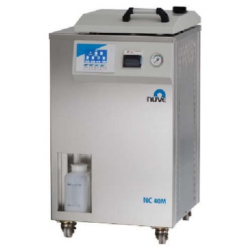 Vertikāls tvaika sterilizators. 40 L,kameras izmērs 320x520 mm, ārējais izmērs 590x600x990 mm