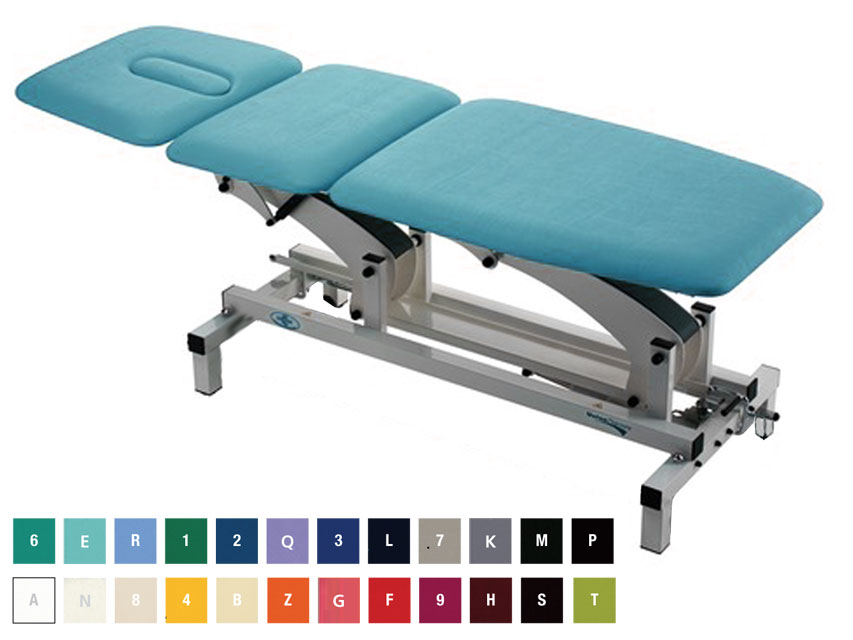 Hidrauliski regulējama kušete