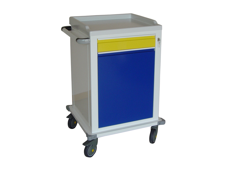 Ratiņi 1 atvilktne+1 nodalījums ar plauktiem, 67 x 63 x 104 cm