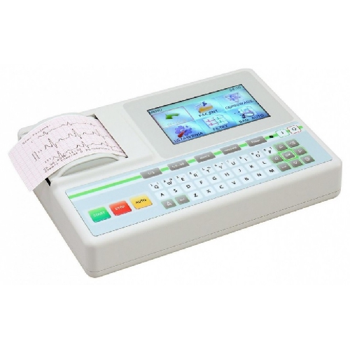 Elektrokardiogrāfs AsCARD Green v.06.101,krāsains ekrāns