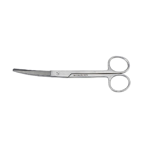 Kūpera šķēres 14,5 ar vienu asu un ar vienu noapaļotu galu