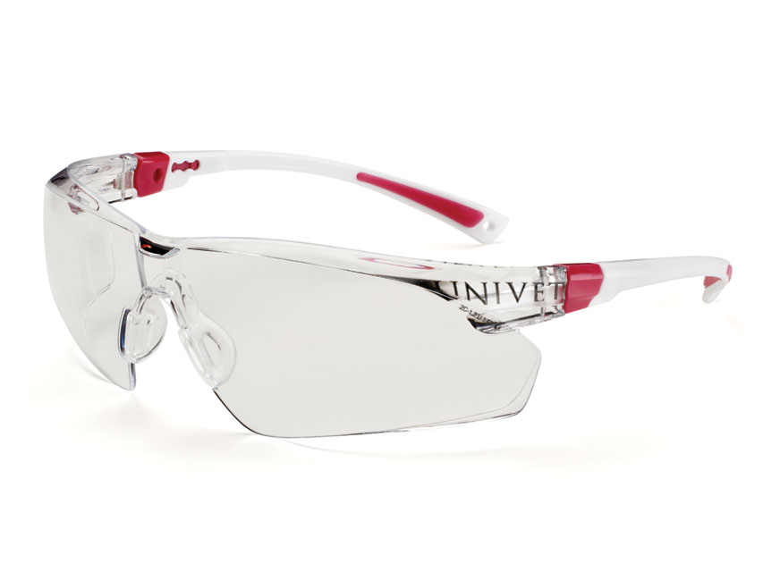 506 UP aizsargbrilles.Rozā.Miglas izturīgas, skrāpējuma izturīgas