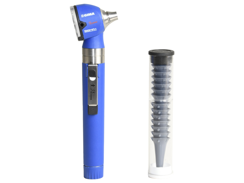 F.O. ksenona.Halogēna otoskops Sigma.Zils