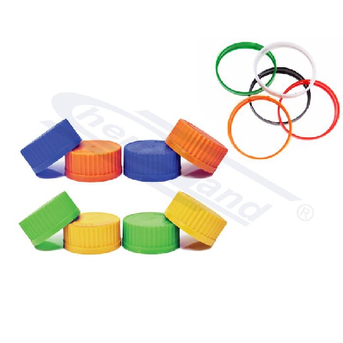 Skrūvējami korķi stikla pudelēm ar gredzenu zaļš, GL45 1gab.