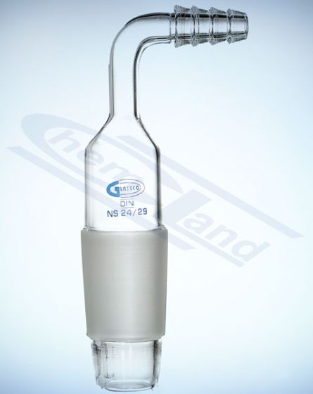 adaptera konuss ar stikla savienotāju 24/29 - liekts GLASSCO