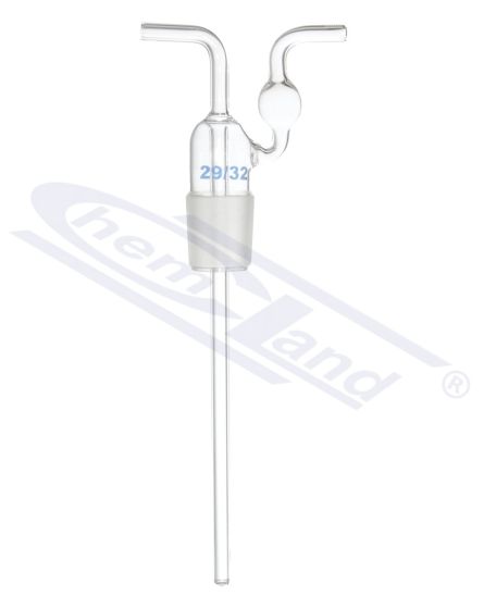 gāzes mazgāšanas pudele, Drechsel -HEAD 100 NS 29/32 CHEMLAND