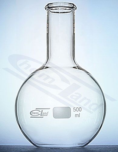 Kolba ar plakanu dibenu, šaurs kakls 06000ml CHEMLAND