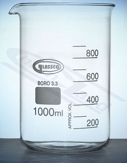 glāze augstas formas 00050 ml, borsilikāta stikls GLASSCO DIN 12331, ISO 3819