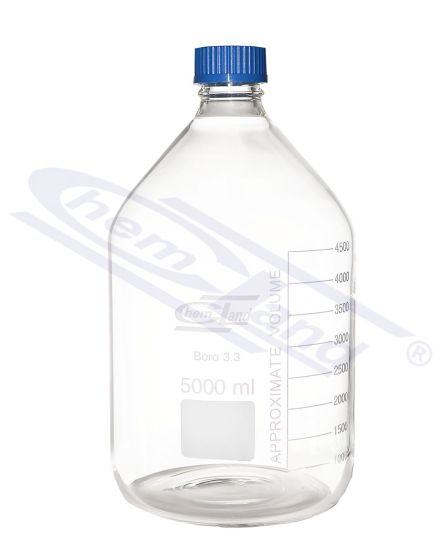 pudele ar skrūvējamu vāciņu BORO 3.3 GL45 05000mlCHEMLAND