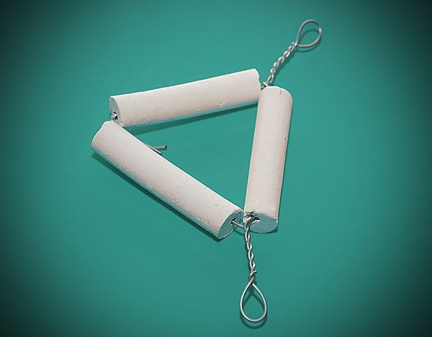 trīsstūris kausēšanas katliem 50x50 porcelāna caurulei iztur. 800 oC