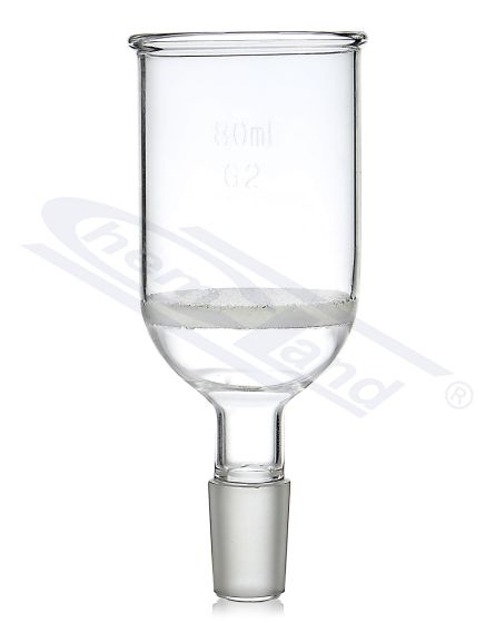 piltuve filtrēšanai cilindriska, ar saķepinātu disku G1 00080ml WS 19/26 - BEZ TUBULĀCIJAS