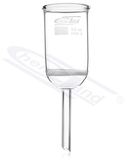 piltuve filtrēšanai cilindr. saķepināts disks G5 1000ml diametrs. 120 mm